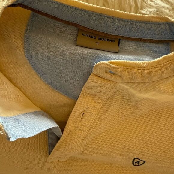 Men’s light yellow polo - Picture 4 of 4